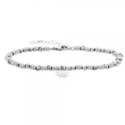 Pulsera Eguzkilore Troquelada Plata