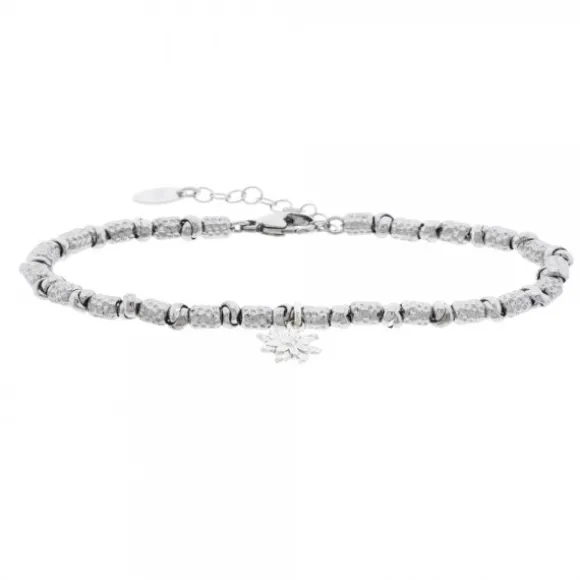 Pulsera Eguzkilore Troquelada Plata