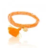 Pulsera Elástica Naranja Triple con Eguzkilore