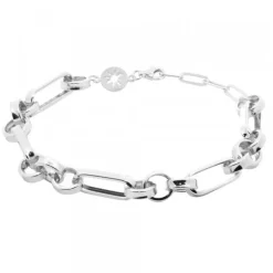 Pulsera Eslabones 3+1 de Plata