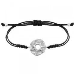 Pulsera Macramé Etrusca Mountain Plata