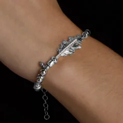 Pulsera Mari Bolitas Plata y Circonitas Blancas