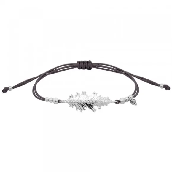Pulsera Mari Plata y Circonitas Blancas