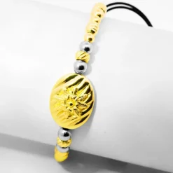 Pulsera Mask de Plata Dorada