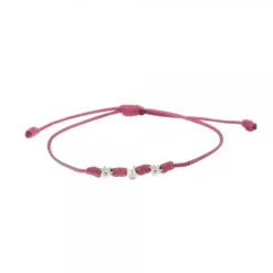 Pulsera Mik Granate Eguzkilore Oro Blanco y Diamante