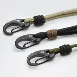 Pulsera Mosquetón Eguzkilore y Nylon Beige