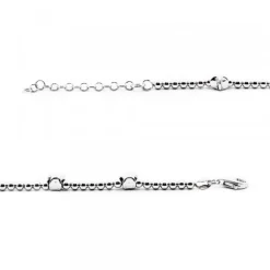 Pulsera Mountain de Plata con Estrellas y Bolitas