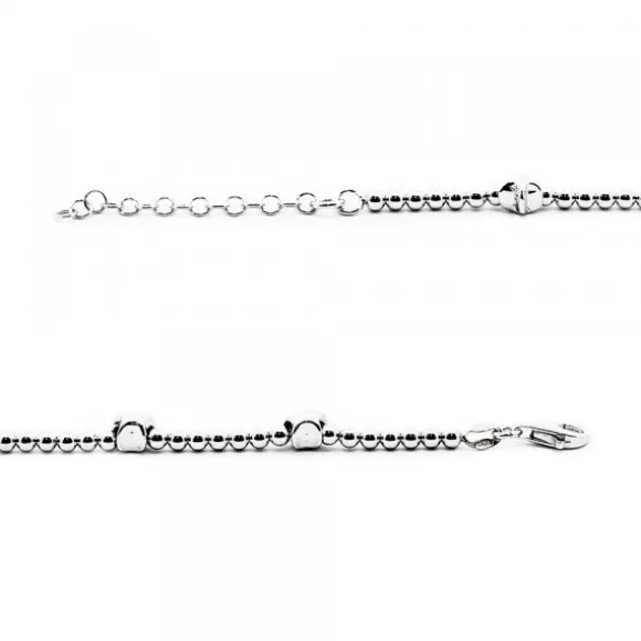 Pulsera Mountain de Plata con Estrellas y Bolitas