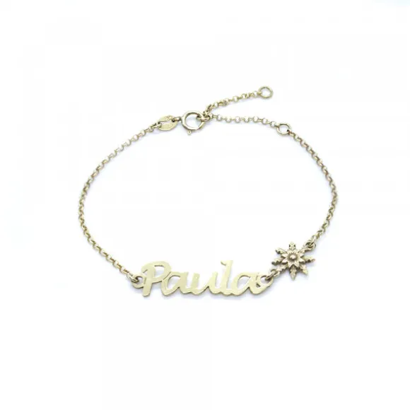 Pulsera Paula de Plata Dorada