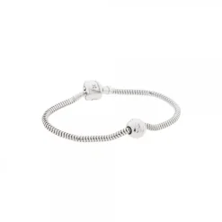 Tope Diamantado redondo en plata